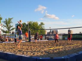 Volleyball Nights Enjoying Volleyball on the Riverfront